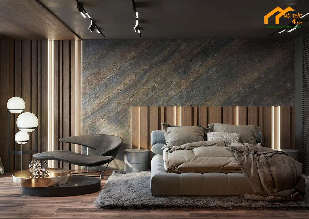 10+ Mẫu thiết kế phòng ngủ 30m2 đẹp, sang trọng và tinh tế 14 Phòng ngủ 30m2 luxury sang trọng