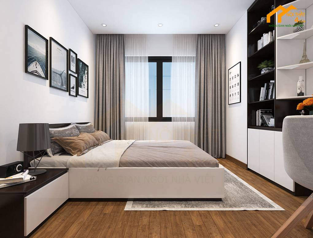 Mẫu phòng ngủ 12m2 hiện đại