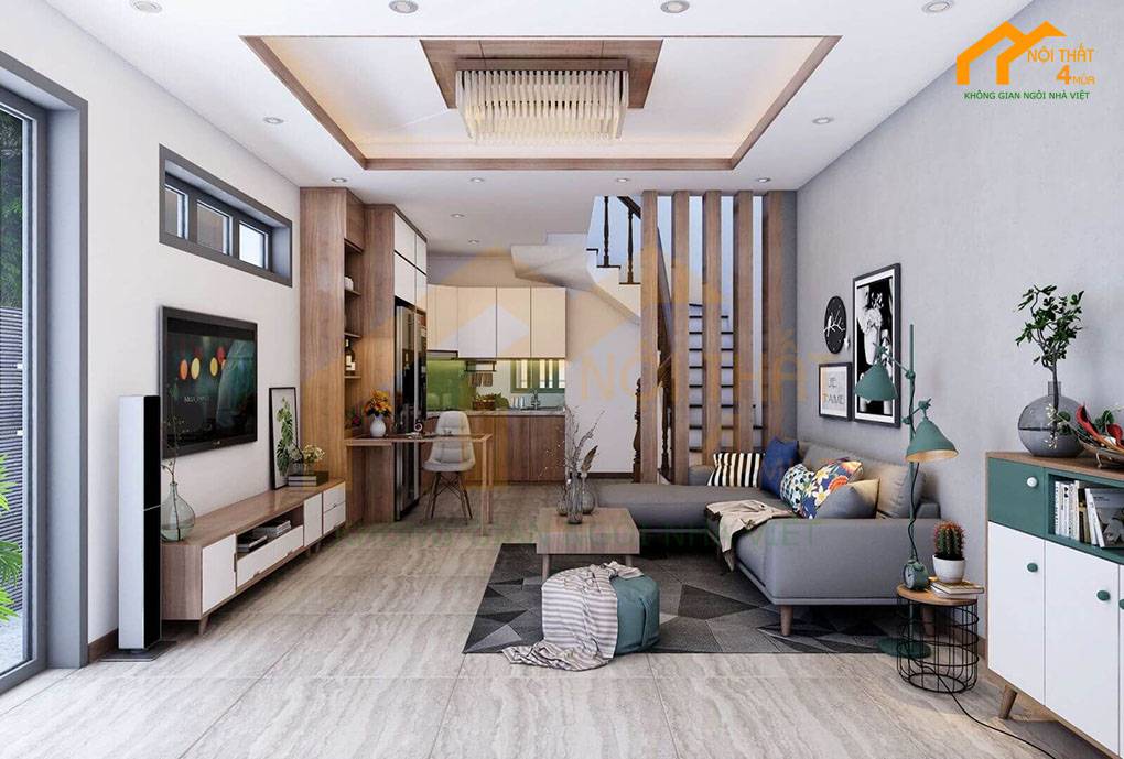30+ Mẫu thiết kế nội thất nhà cấp 4 đẹp sang trọng và tiện nghi 43 Tận dụng ánh sáng thiên nhiên