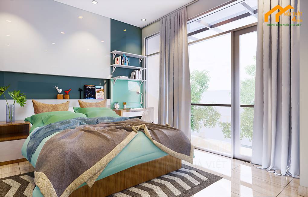 10+ Mẫu thiết kế phòng ngủ 15m2 đẹp, tiện nghi nhất 2025 20 Mẫu phòng ngủ 15m2 dành cho bé trai