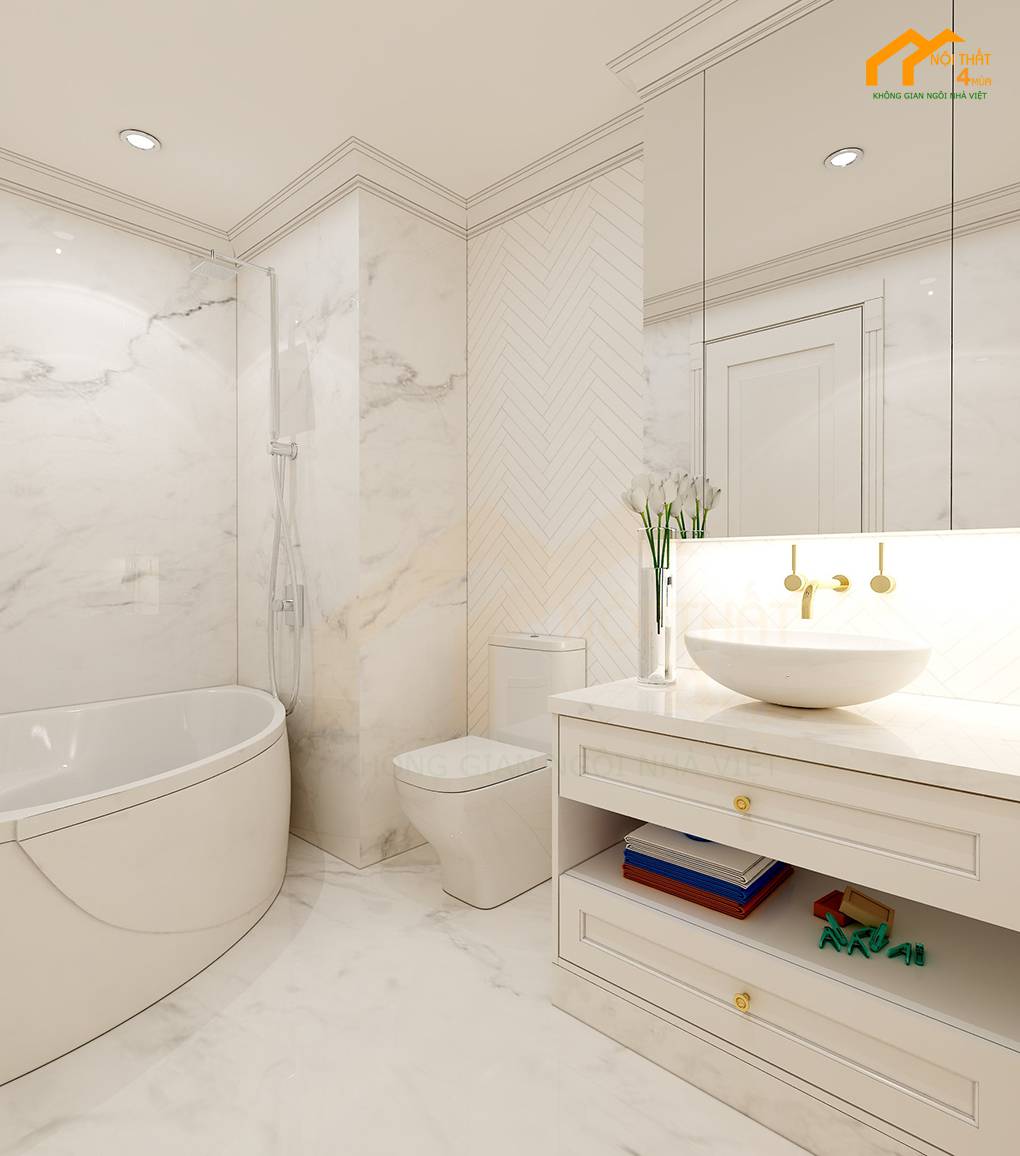 Căn hộ 70m2 2 phòng ngủ tân cổ điên