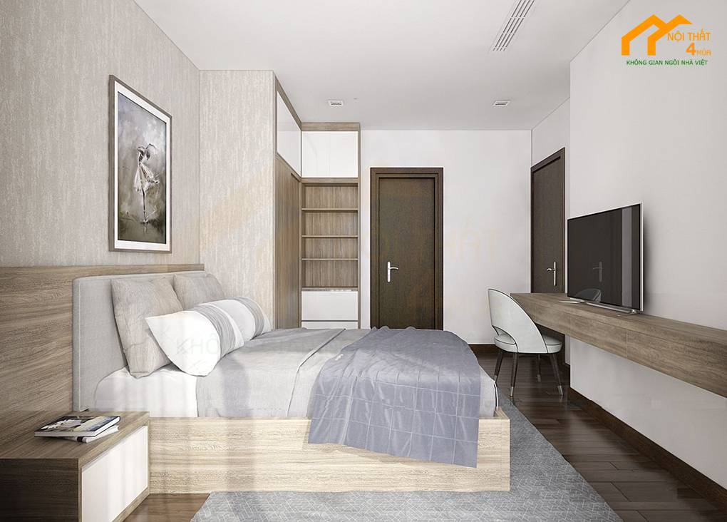 10+ Mẫu thiết kế phòng ngủ 15m2 đẹp, tiện nghi nhất 2025 18 Mẫu phòng ngủ 15m2 phong cách urban