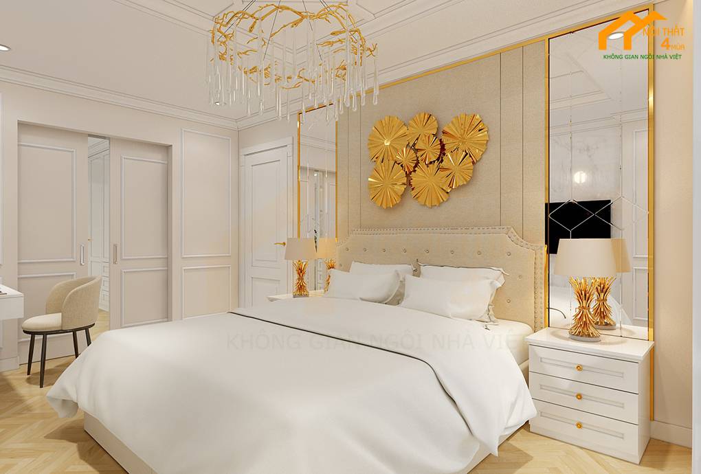 Căn hộ 70m2 2 phòng ngủ tân cổ điên