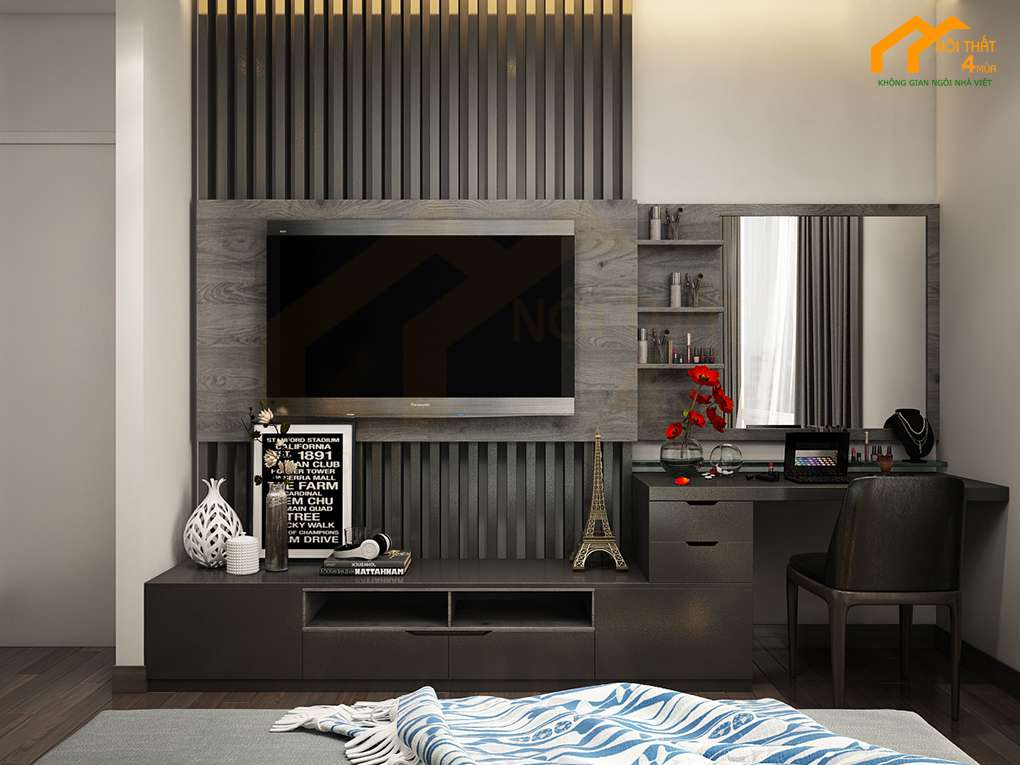 Cách đặt bàn trang điểm trong phòng ngủ chuẩn phong thủy 2 Đặt bàn trang điểm trong phòng ngủ