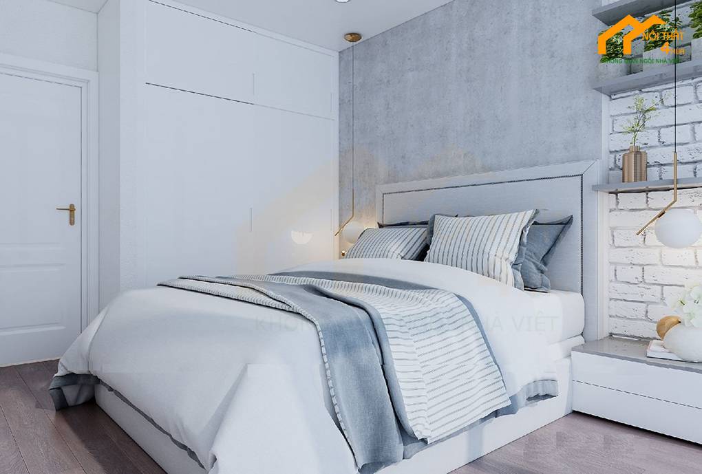 10+ Mẫu thiết kế phòng ngủ màu trắng đẹp, ấn tượng và tinh tế 11 Mẫu phòng ngủ nam màu trắng