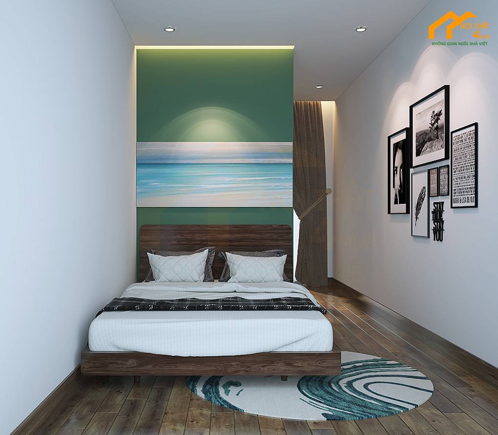 15+ Mẫu phòng ngủ màu xanh dương, xanh lá đẹp nhất 2025 15 Mẫu phòng ngủ màu xanh đẹp