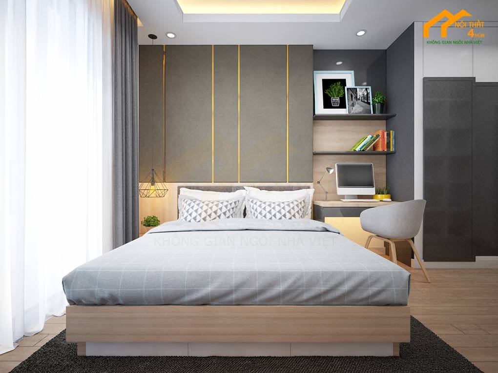 Căn hộ Sunview Town 65m2 2PN 11 Mẫu thiết kế nội thất chung cư 65m2