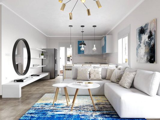 Căn hộ chung cư Oriental Tân Phú 105m2 3PN 8 Mẫu thiết kế căn hộ đơn giản đẹp 100m2