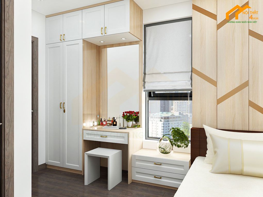 Căn hộ chung cư Hà Đô 62m2 2PN 13 Mẫu thiết kế nội thất chung cư 65m2