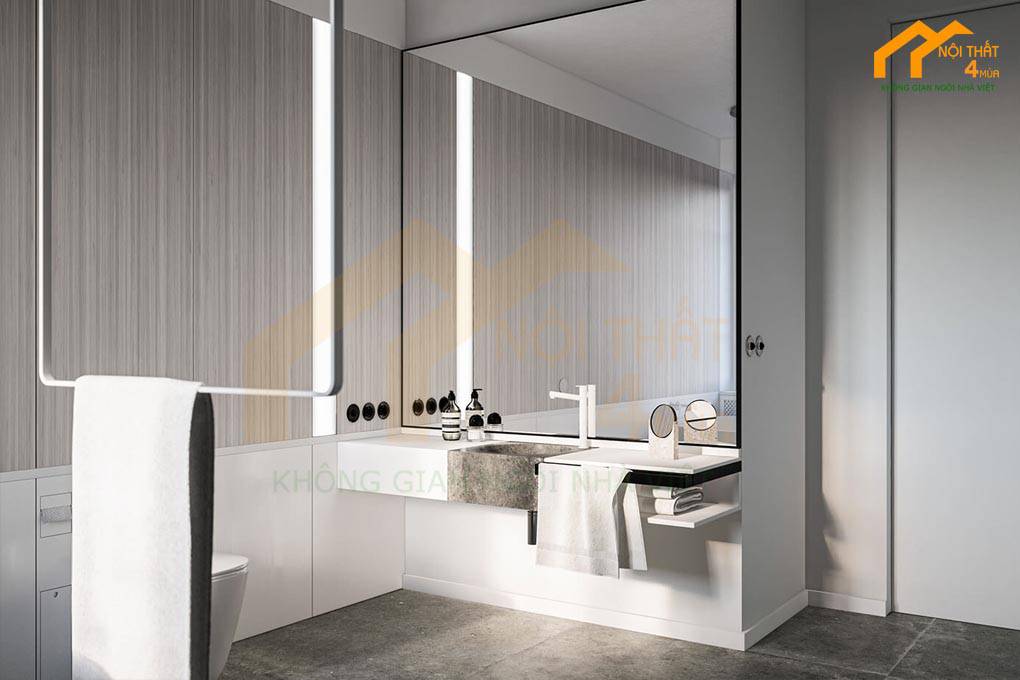 5 mẫu thiết kế nội thất chung cư 90m2 đẹp hợp xu hướng hiện nay 23 Mẫu thiết kế căn hộ chung cư 90m2 cao cấp