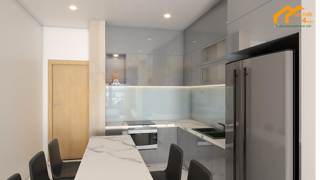 Mẫu nội thất căn hộ chung cư 65m2