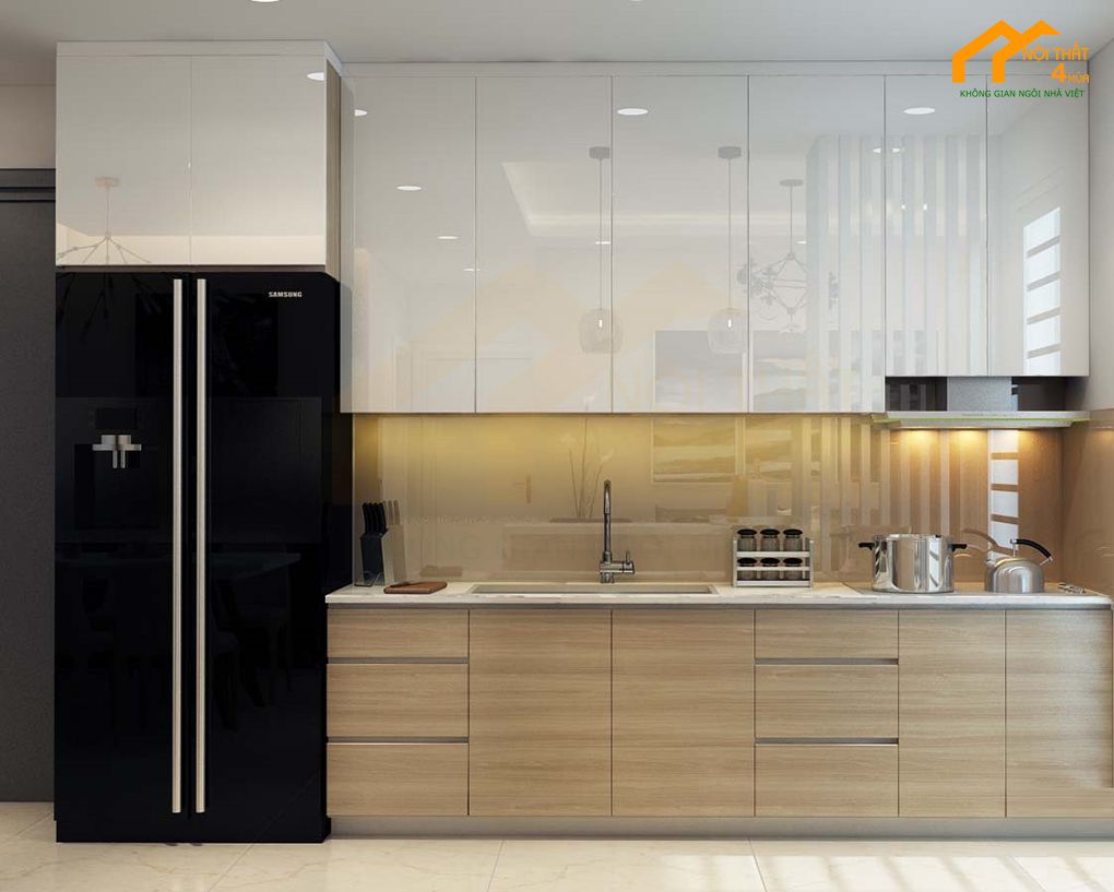 Mẫu thiết kế bế chung cư đơn giản đẹp