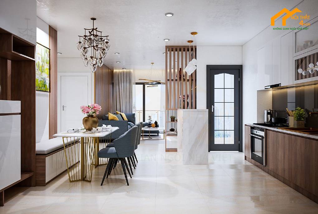 Mẫu phòng bếp có quầy bar