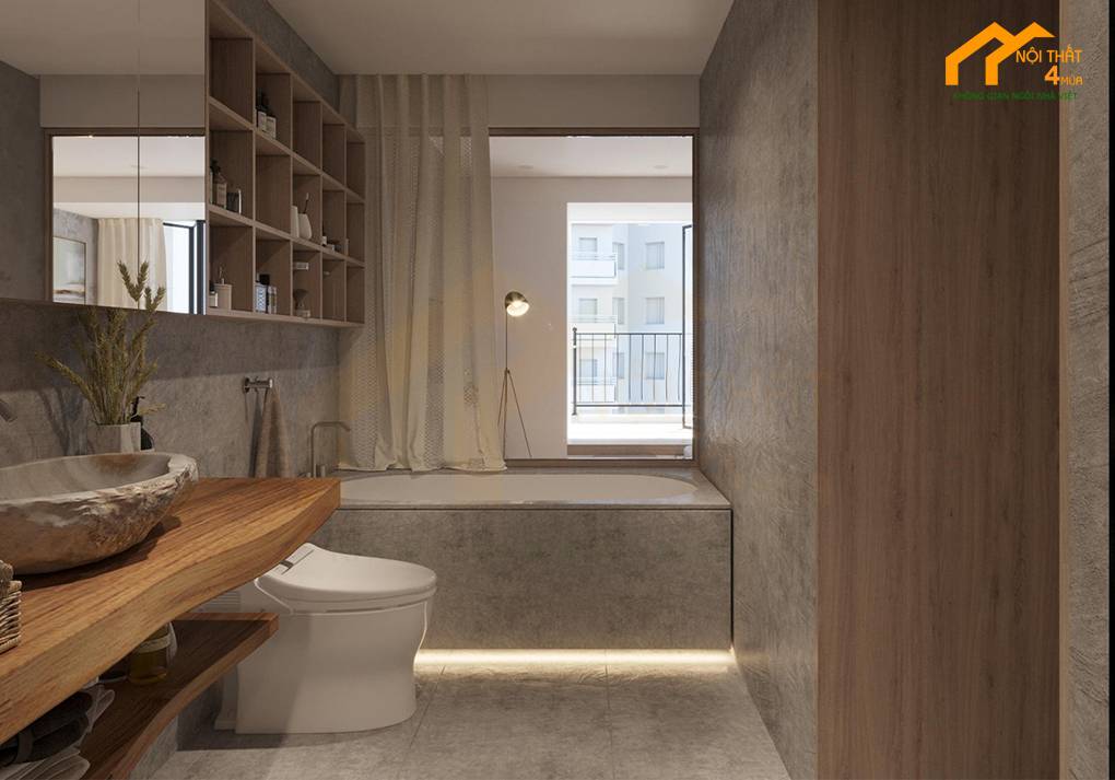 Căn hộ chung cư Tòa nhà HUD 105m2 2PN 8 Nhà vệ sinh - Căn hộ Tòa nhà HUD 105m2 2PN