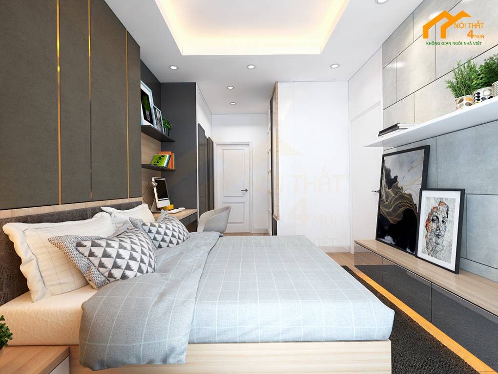 Căn hộ Sunview Town 65m2 2PN 8 Mẫu thiết kế nội thất chung cư 65m2