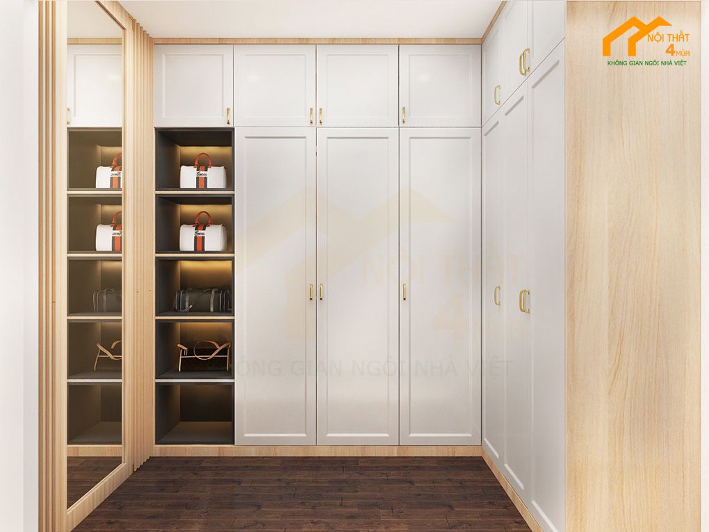 Căn hộ chung cư Hà Đô 62m2 2PN 10 Mẫu thiết kế nội thất chung cư 65m2