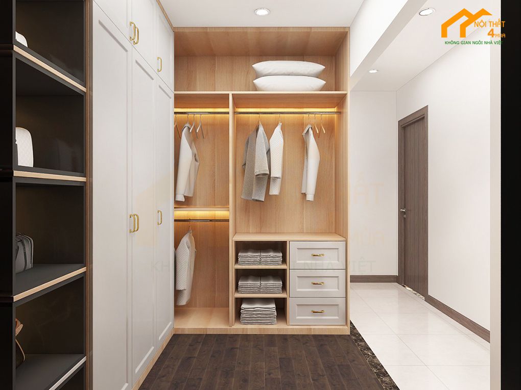 Căn hộ chung cư Hà Đô 62m2 2PN 9 Mẫu thiết kế nội thất chung cư 65m2