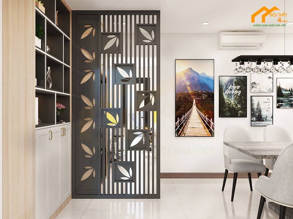 Căn hộ chung cư Hà Đô 62m2 2PN 4 Mẫu thiết kế nội thất chung cư 65m2