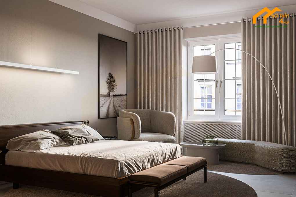 10+ Ý tưởng và Cách treo ảnh đẹp trong phòng ngủ cực kỳ “Chill” 2 treo tranh phong ngu dep