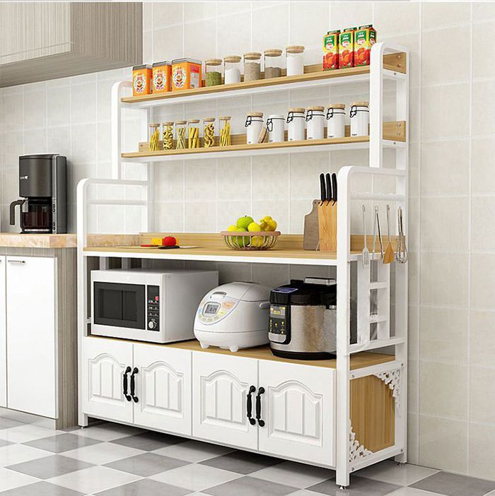 49+ Mẫu nhà bếp nhỏ đẹp đơn giản, tiện nghi nhất 2023 25 Sử dụng kệ nhà bếp đa năng