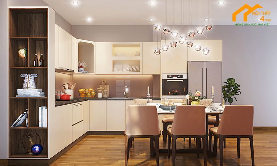 30+ Mẫu tủ bếp chữ L đẹp hiện đại ưa chuộng nhất hiện nay 26 Kinh nghiệm thiết kế tủ bếp chữ L