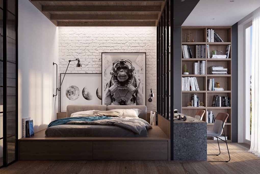 Top 15 Mẫu vách ngăn phòng ngủ kín đáo, đẹp ấn tượng 15 Mẫu vách ngăn phòng ngủ đẹp