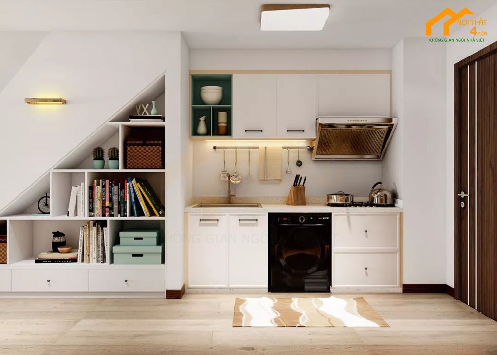 49+ Mẫu nhà bếp nhỏ đẹp đơn giản, tiện nghi nhất 2023 2 Mẫu phòng bếp nhỏ đẹp