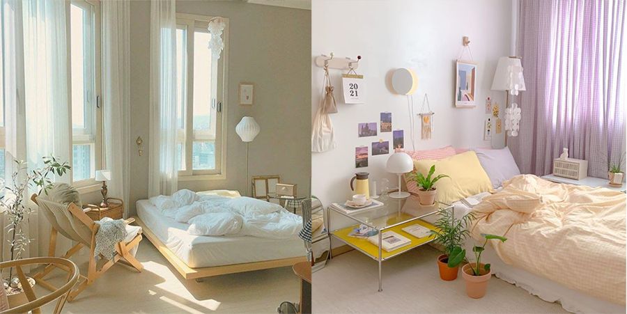 Mẫu phòng ngủ bé gái hàn quốc đẹp