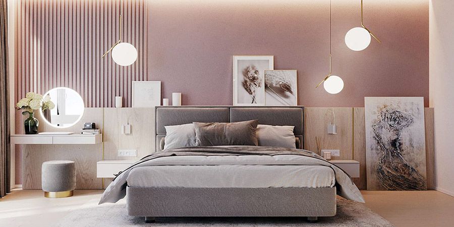 Màu sơn phòng ngủ nhẹ nhàng