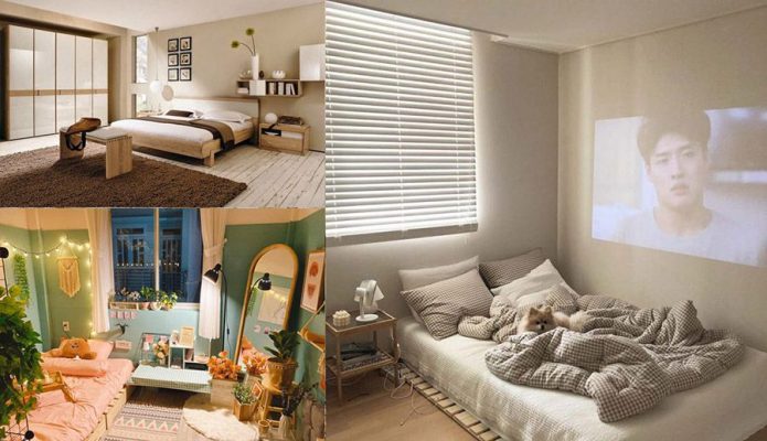Mẫu phòng ngủ hàn quốc đẹp