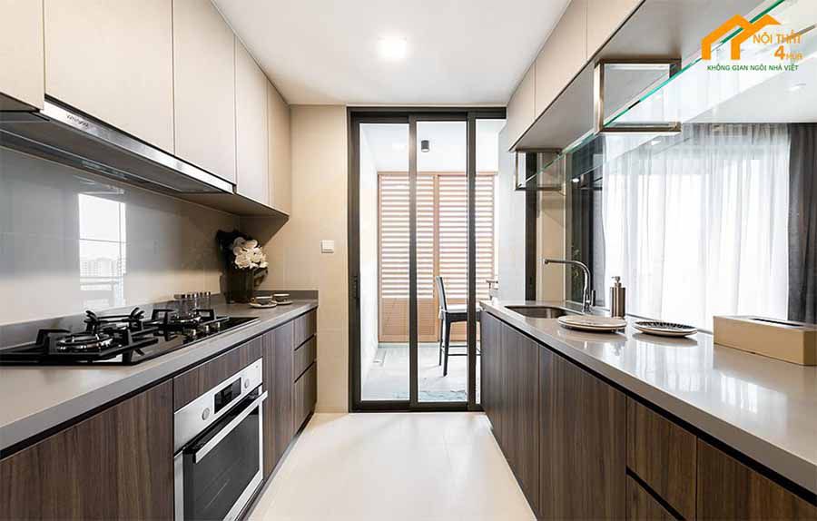 20+ Mẫu tủ bếp Laminate An Cường hiện đại và bảng giá 11 Tủ bếp Laminate đẹp