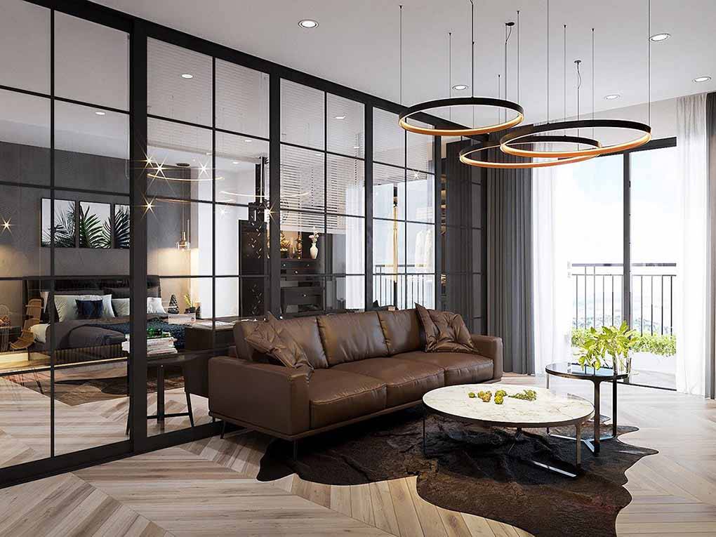 Top 15 Mẫu vách ngăn phòng ngủ kín đáo, đẹp ấn tượng 16 Mẫu vách ngăn phòng ngủ đẹp