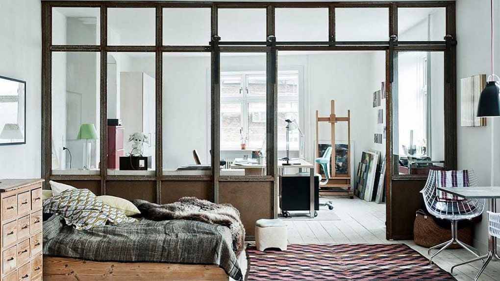 Top 15 Mẫu vách ngăn phòng ngủ kín đáo, đẹp ấn tượng 18 Mẫu vách ngăn phòng ngủ đẹp