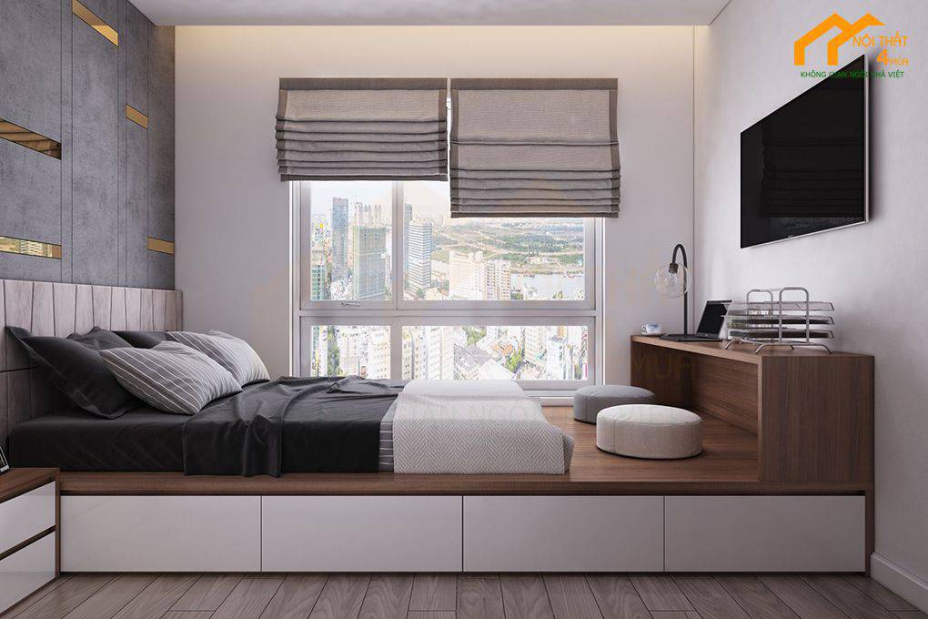 20+ Mẫu thiết kế phòng ngủ không cần giường đẹp mới lạ 5 Mẫu phòng ngủ không giường hiện đại