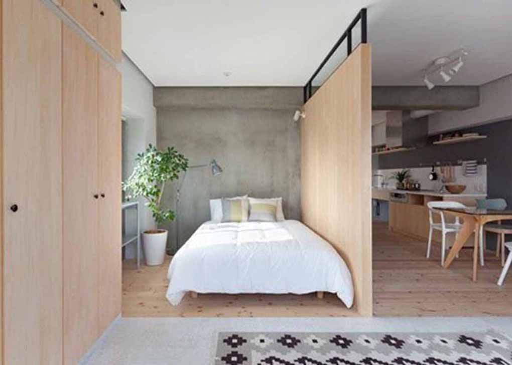 Top 15 Mẫu vách ngăn phòng ngủ kín đáo, đẹp ấn tượng 7 Vách ngăn phòng ngủ bằng ván ép