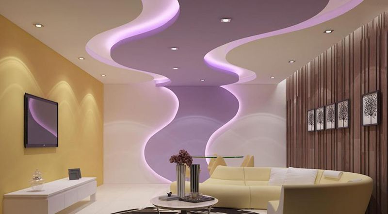 Mẫu tranh vẽ trần mây 3D