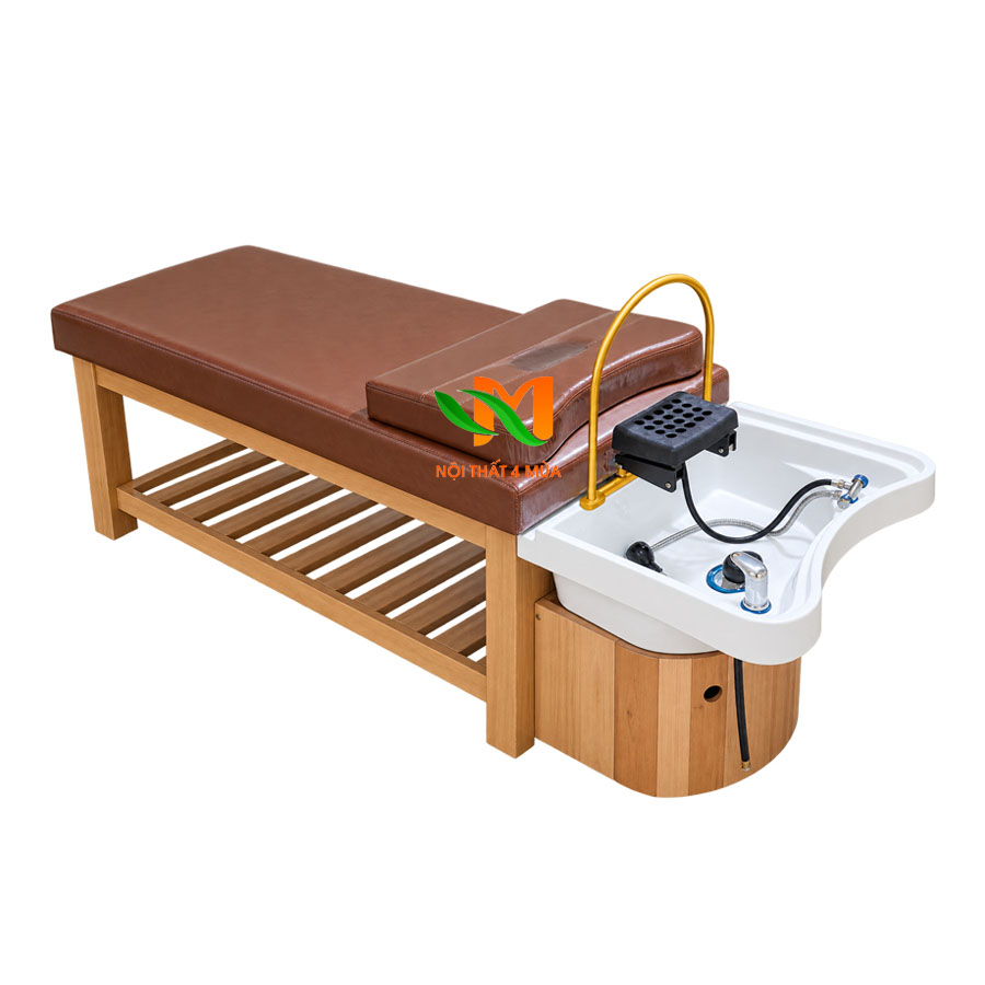 Giường gội đầu bồn nhựa Giường gội đầu bồn nhựa