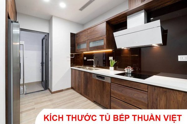 Kích thước tủ bếp thuần Việt