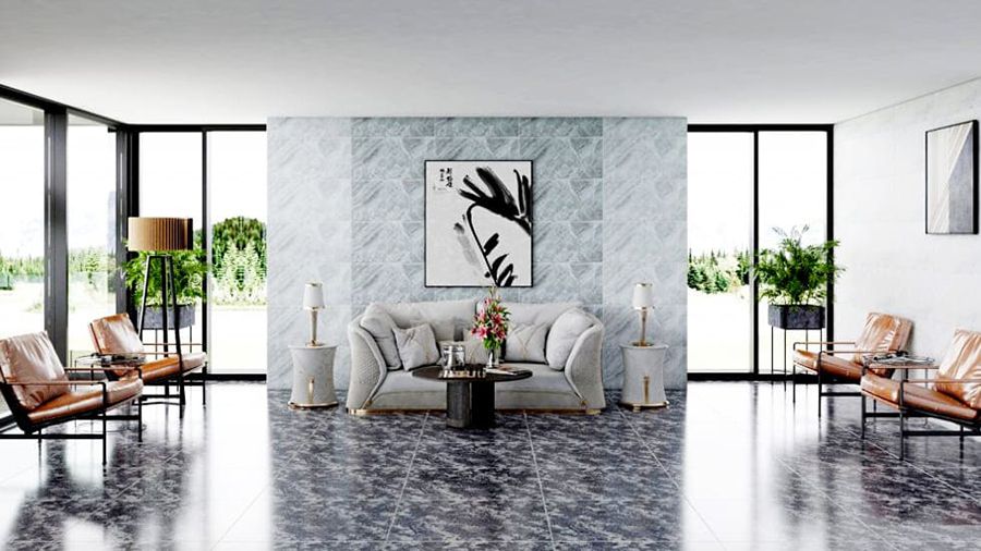 30+ Mẫu gạch ốp tường phòng khách đẹp, bền giá rẻ nhất 39 Gạch trang trí ốp phòng khách