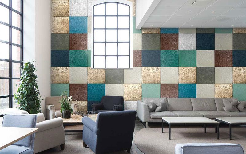 30+ Mẫu gạch ốp tường phòng khách đẹp, bền giá rẻ nhất 7 Gạch ốp tường phòng khách giả đá