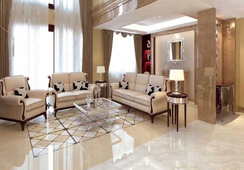 30+ Mẫu gạch ốp tường phòng khách đẹp, bền giá rẻ nhất 32 Gạch trang trí ốp phòng khách