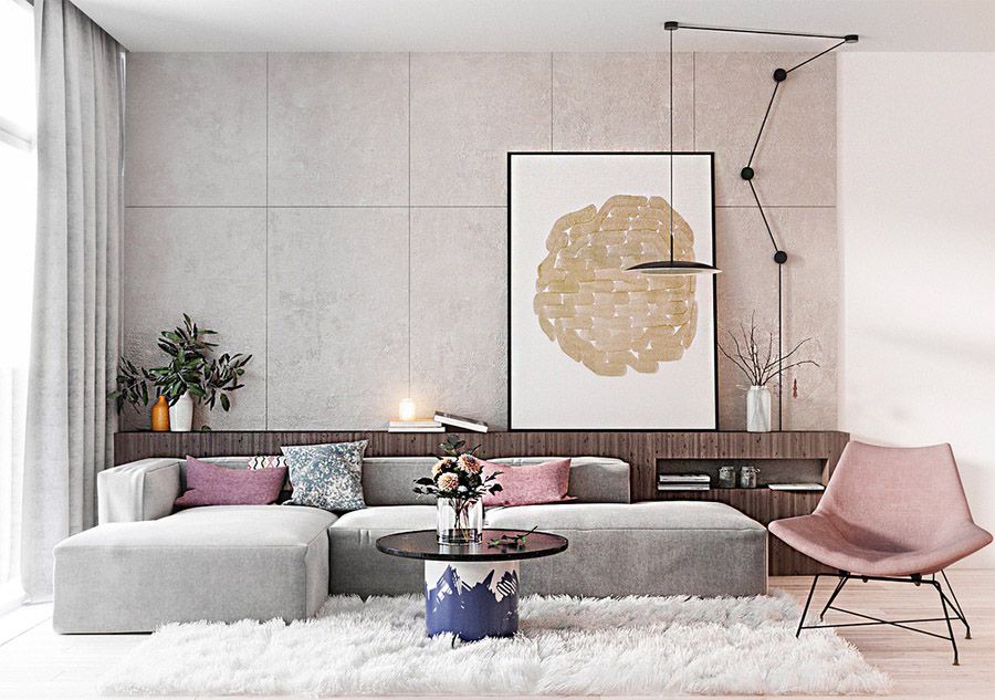 30+ Mẫu gạch ốp tường phòng khách đẹp, bền giá rẻ nhất 30 Gạch trang trí ốp phòng khách