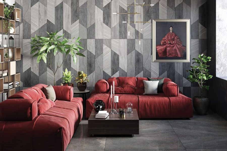 30+ Mẫu gạch ốp tường phòng khách đẹp, bền giá rẻ nhất 29 Gạch trang trí ốp phòng khách