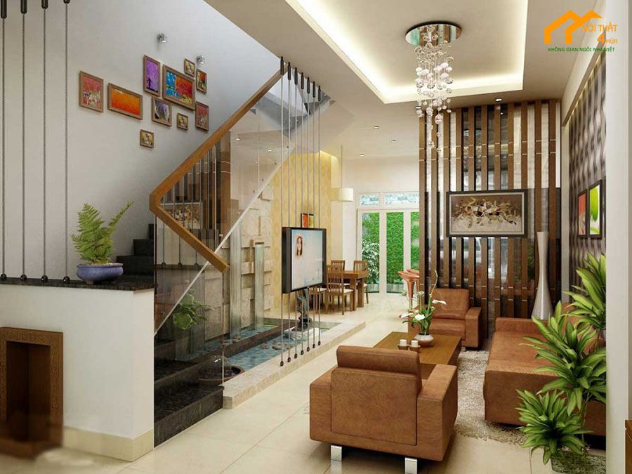 20+ Mẫu thiết kế phòng khách liền bếp 30m2 đẹp hiện đại 12 Mẫu thiết kế phòng khách liền kề bếp hiện đại