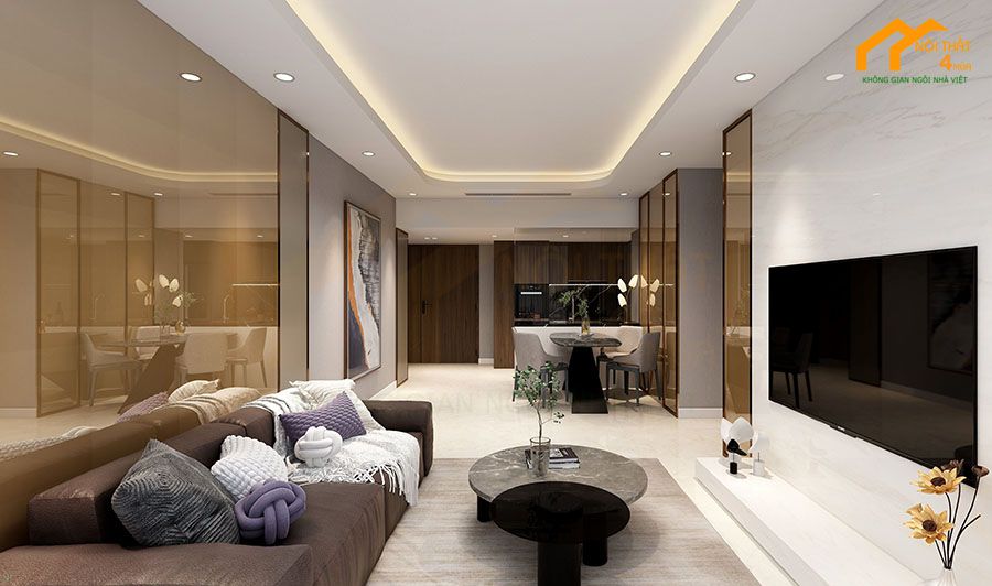 20+ Mẫu thiết kế phòng khách liền bếp 30m2 đẹp hiện đại 29 Ưu điểm khi thiết kế phòng khách liền bếp 30m2
