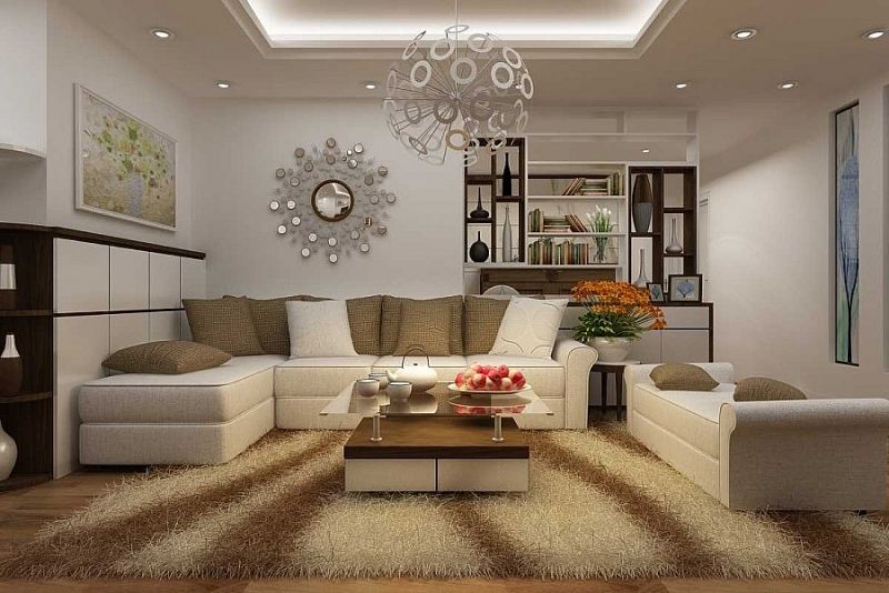 10 Cách trang trí phòng khách nhà cấp 4 đẹp, hiện đại nhất 13 Mẫu nội thất phòng khách nhà cấp 4 đơn giản