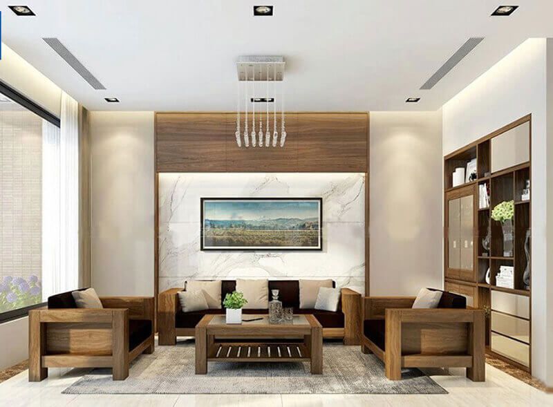 10 Cách trang trí phòng khách nhà cấp 4 đẹp, hiện đại nhất 39 Đèn trang trí phòng khách nhà cấp 4