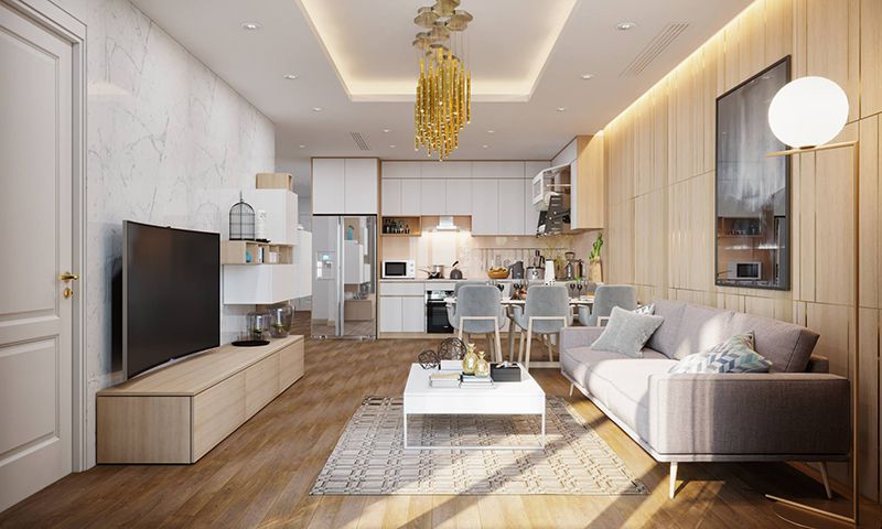 10 Cách trang trí phòng khách nhà cấp 4 đẹp, hiện đại nhất 30 Mẫu thiết kế phòng khách đẹp với màu sắc tươi sáng
