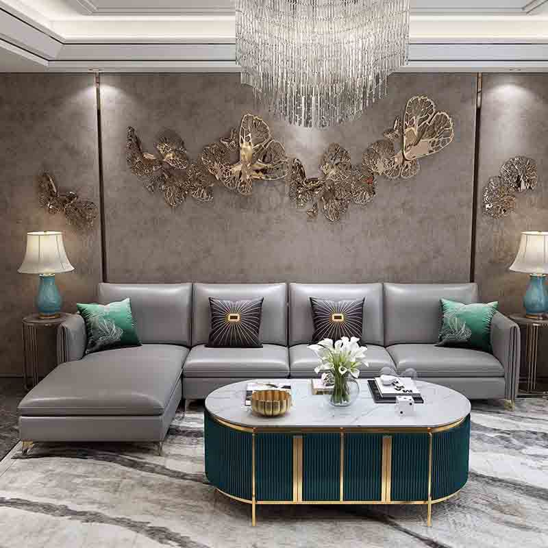 Cách trang trí phòng khách nhà vuông đẹp, hiện đại tối ưu nhất 22 Thiết kế phòng khách nhà vuông có 2 phòng ngủ