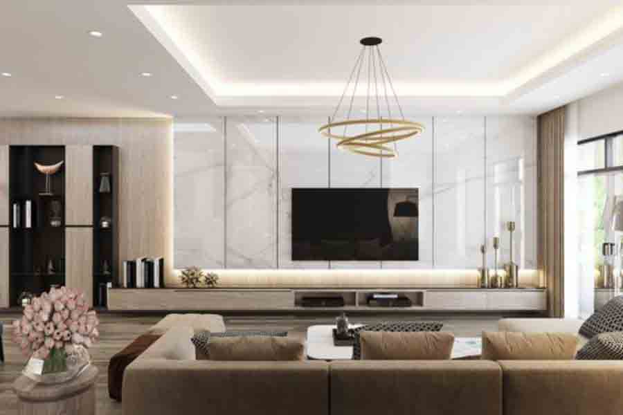 Cách trang trí phòng khách nhà vuông đẹp, hiện đại tối ưu nhất 32 Mẫu phòng khách nhà quê đẹp